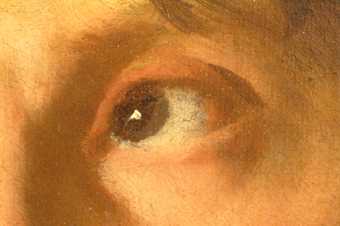 Fig.7 Detail of the man’s left eye