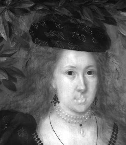 Fig.7 Detail in infrared of the face
