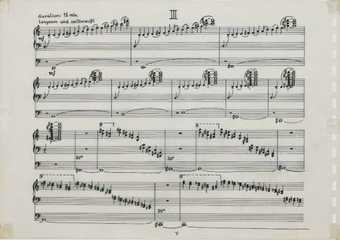 Fig.7 Henning Christiansen, Score for Eurasian Staff fluxorum organum 82 min. Op. 39 1967