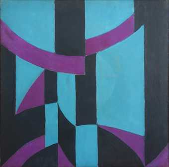 Fig.7 Anthony Hill, Composition, Light Blue, Dark Blue and Violet 1952