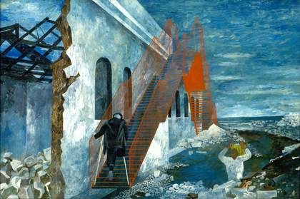 Fig.7 Ben Shahn, The Red Stairway 1944