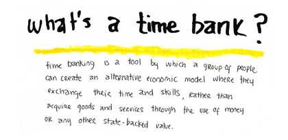 A written description of a time bank.