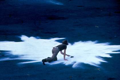 Dennis Oppenheim, Salt Flat 1968