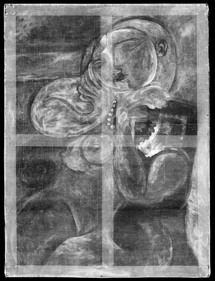X-radiograph of Nude Woman in a Red Armchair 1932