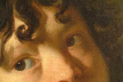 Fig.8 Detail of the boy’s eyes and forehead