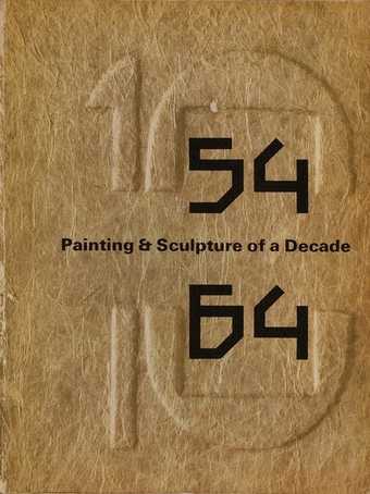 Fig.9 Cover of the exhibition catalogue for 54–64: Painting and Sculpture of a Decade