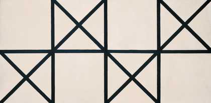 Fig.8 Anthony Hill, Orthogonal/Diagonal Composition 1954