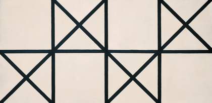 Fig.8 Anthony Hill, Orthogonal/Diagonal Composition 1954