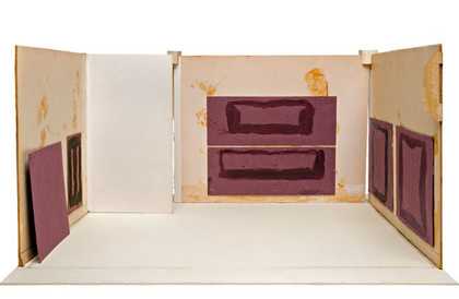 Fig.8 Maquette for the installation of the Seagram Murals at Tate Gallery, 1970