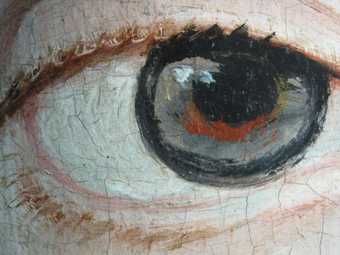 Fig.8 Detail of the sitter’s right eye