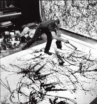 Hans Namuth, Jackson Pollock painting, summer 1950