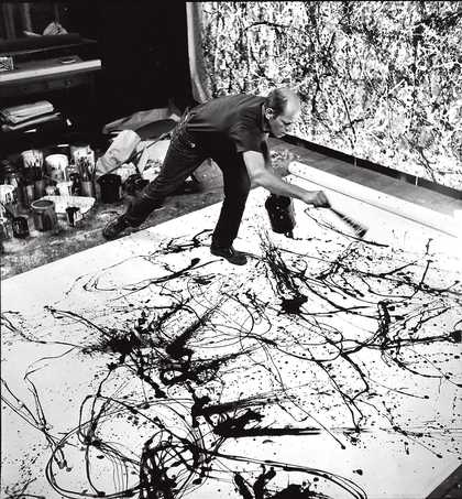 Hans Namuth, Jackson Pollock painting, summer 1950