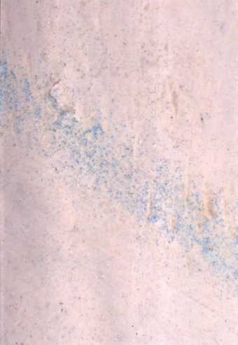  Fig.9 Detail of blue pigment mixed wet-in-wet with flesh tones for the veins in the hand