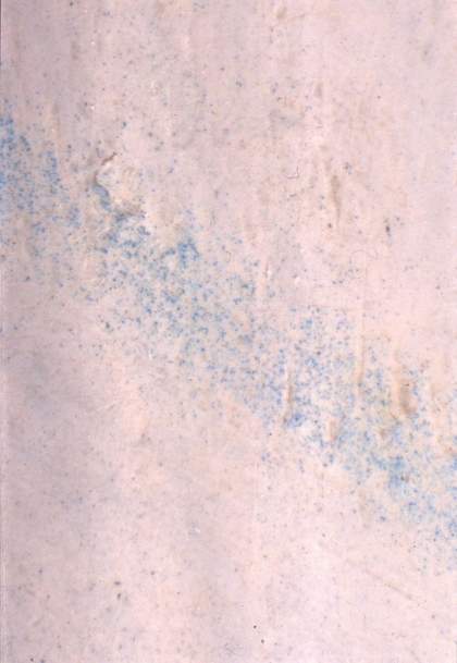 Fig.9 Detail of blue pigment mixed wet-in-wet with flesh tones for the veins in the hand