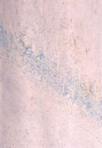 Fig.9 Detail of blue pigment mixed wet-in-wet with flesh tones for the veins in the hand
