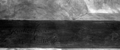  Fig.9 Infrared reflectogram detail of the signature