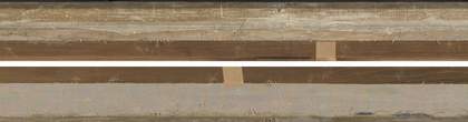 Details of top foldover and lower foldover edges from reverse