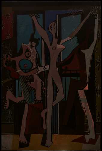 The Three Dancers 1925 in transmitted light