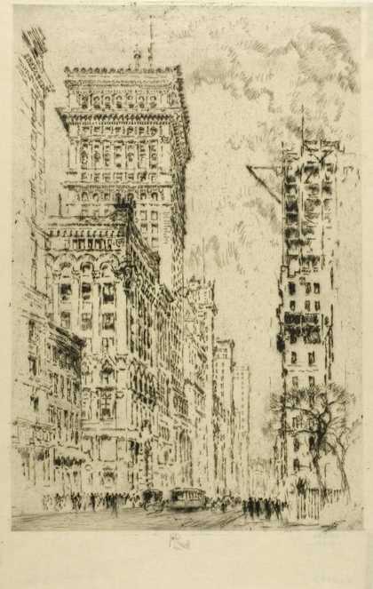 Joseph Pennell, The Golden Cornice, I 1904