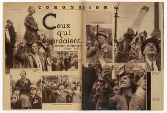 ‘Coronation: Ceux qui Regardaient…’, Regards, no.175, 20 May 1937, pp.6–7, with photographs by Henri Cartier-Bresson