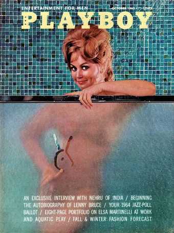 Front cover of Playboy, October 1963