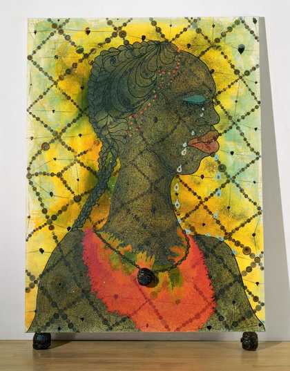 Chris Ofili, No Woman, No Cry 1998