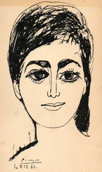 Pablo Picasso, Portrait of Djamila Boupacha 8–9 December 1961