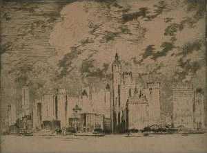 Joseph Pennell, The Unbelievable City 1908