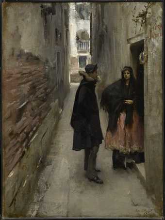 John Singer Sargent A Street in Venice 1880–2