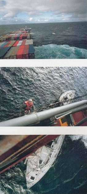Allan Sekula, A page from Fish Story, Düsseldorf 1995