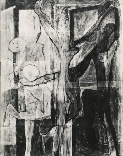 Film-based partial X-radiograph made in 1973 at the National Gallery, London