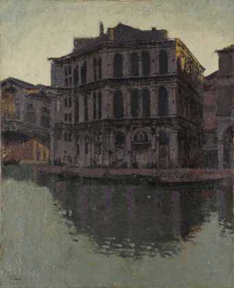Walter Sickert, The Rialto Bridge the Palazzo dei Camerlenghi 1902–4