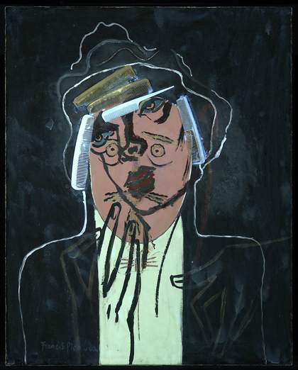 The Handsome Pork-Butcher c.1924–6, c.1929–35 under ultraviolet (UV) light