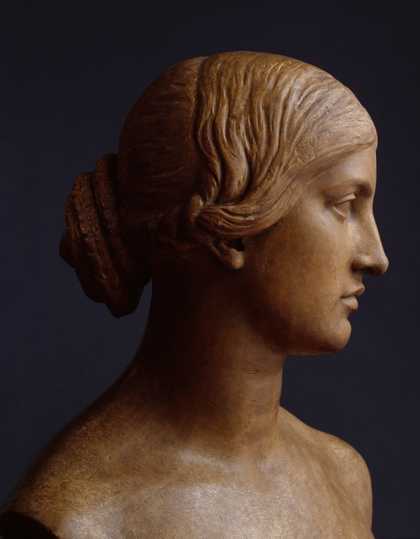 John Gibson, Profile view of Grazia: Puella Capuensis c.1843