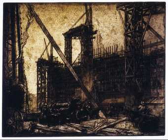 Frank Brangwyn, Building the New Victoria and Albert Museum 1904