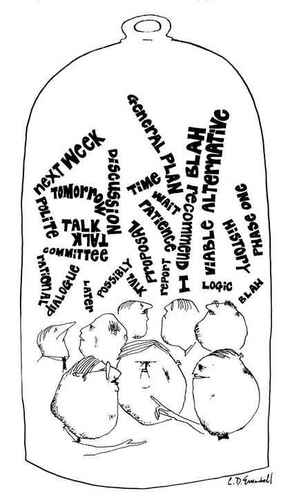 C. D. Everdell, Cartoon published in the Old Mole, 26 September – 9 October 1969