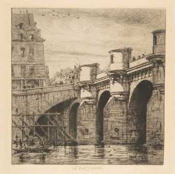 Charles Meryon, Pont-neuf, Paris 1853