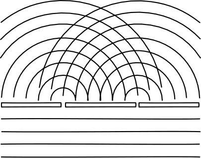 John D. Norton, Diffraction Diagram, published in ‘The Quantum Theory of Waves and Particles’, Pittsburgh 2001