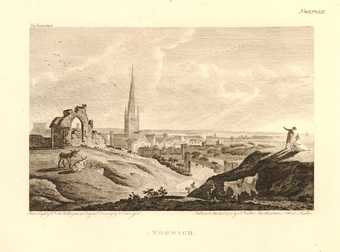 John Walker after Charles Catton junior, Norwich, Engraving from The Itinerant, published 1 March 1792