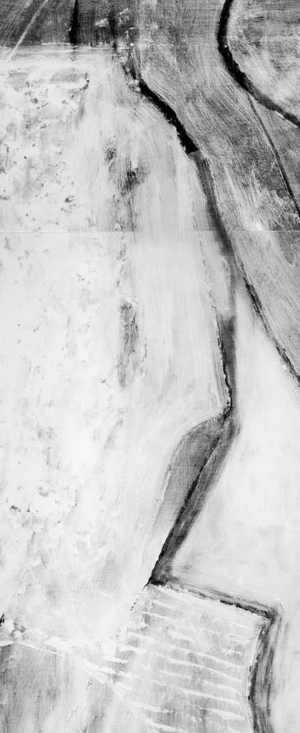 Detail from 2012 X-radiograph showing same area as fig.23c