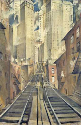 C.R.W. Nevinson, The Soul of a Soulless City (‘New York – an Abstraction’) 1920