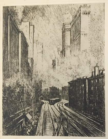 Joseph Pennell, The Elevated 1908