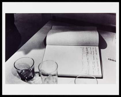 Fig 2 Lynn Hershman, Untitled (Roberta's Signature in Guest Book) 1975
