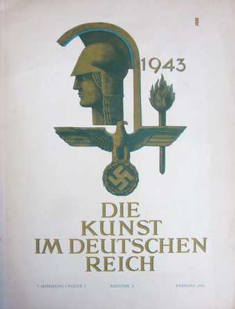 Cover to the February 1943 issue of Die Kunst im Deutschen Reich