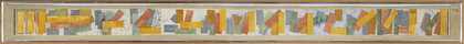 Duncan Grant Abstract Kinetic Collage Painting with Sound 1914
