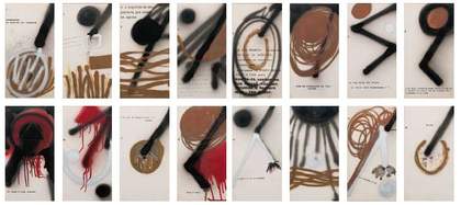 Mira Schendel Homage to God, Father of the West 1975