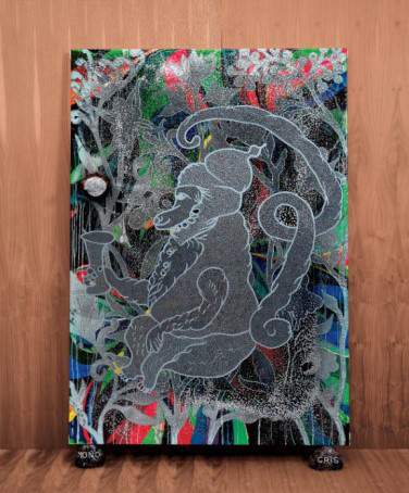Chris Ofili, Mono Gris (Grey Monkey), from The Upper Room