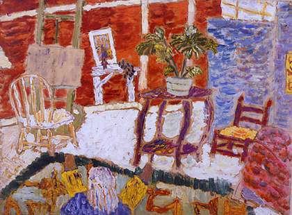 Larry Rivers, Studio Interior 1948