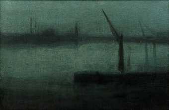 James McNeill Whistler, Nocturne: Blue and Silver, Battersea Reach 1870–5