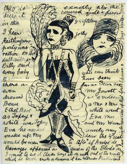 Edward Burra Letter to Barbara Ker-Seymer 2 June 1928